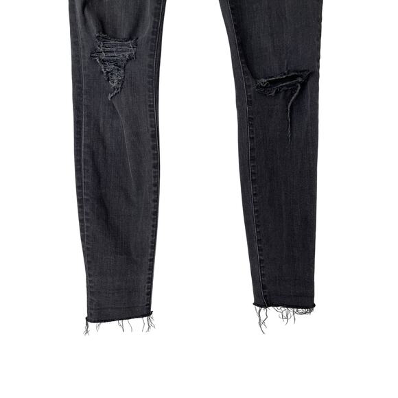 MADEWELL | Women’s Black Denim Jeans 9” High-Rise Skinny | Size 25 - Picture 4 of 8